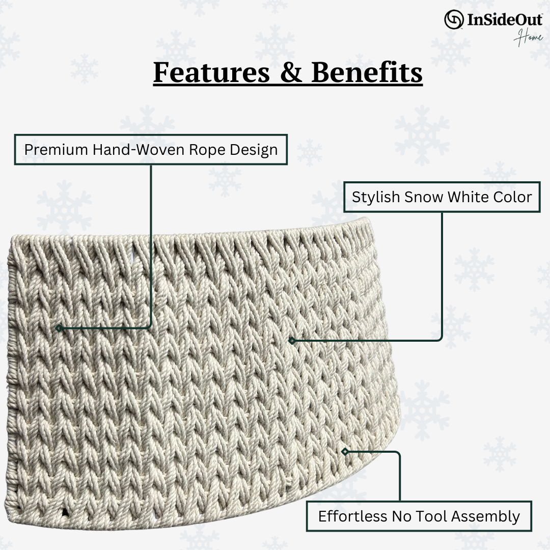 Christmas Tree Base Cover Ring Collar Stand Skirt Holiday Decoration metal navidad arbol white accessories silver sale iron chrisrmas xmas colar large small snowflake