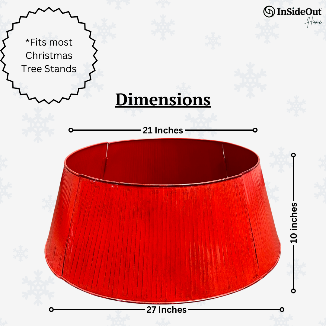 Christmas Tree Base Cover Ring Collar Stand Skirt Holiday Decoration metal navidad arbol gold accessories moderrn sale iron chrisrmas xmas colar large small