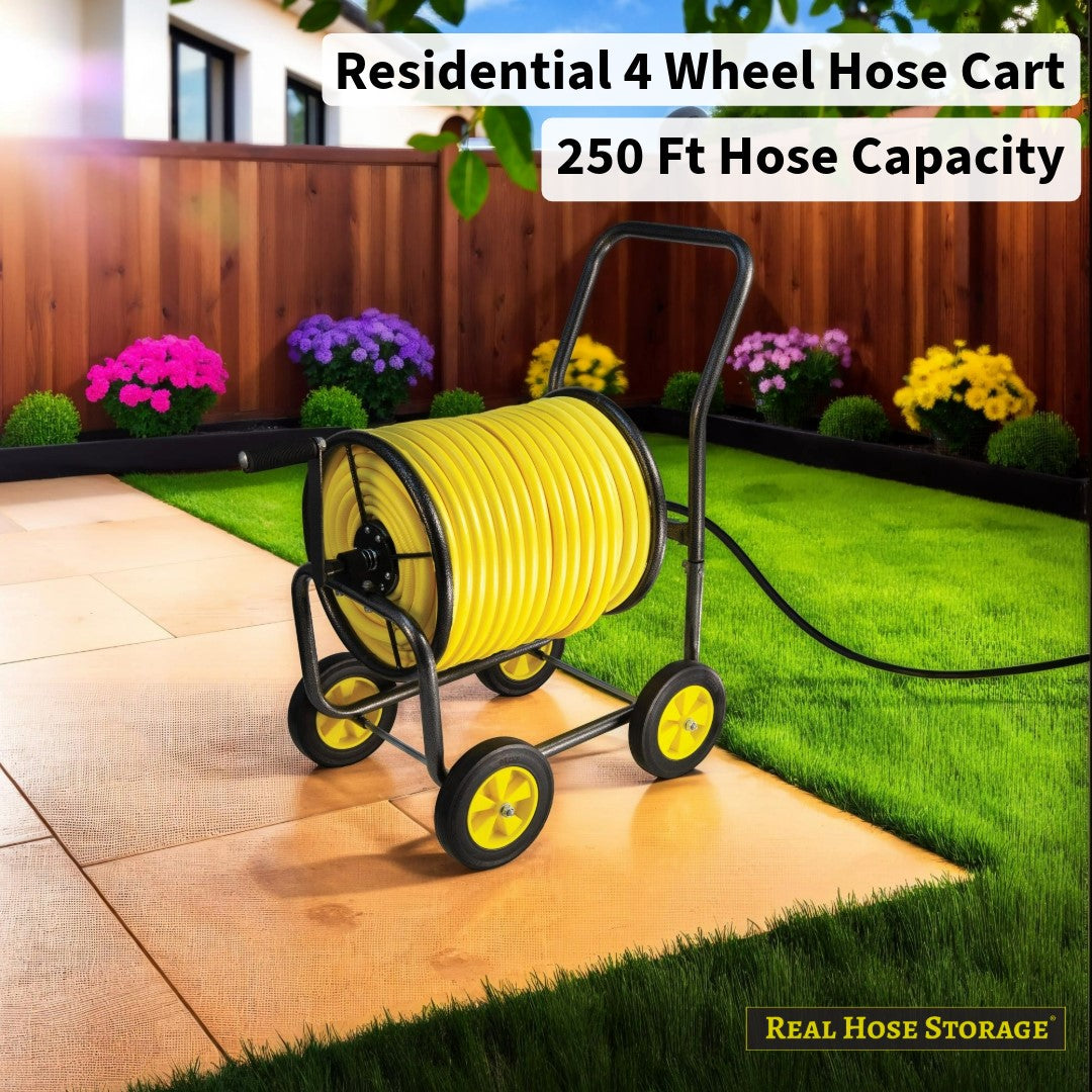 Real Hose Storage Hose Reel Cart