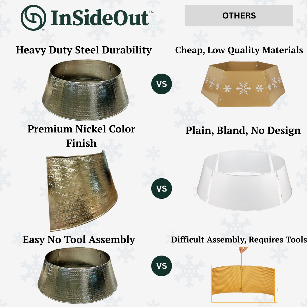 Christmas Tree Base Cover Ring Collar Stand Skirt Holiday Decoration metal navidad arbol gold accessories moderrn sale iron chrisrmas xmas colar large small