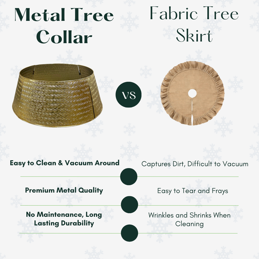 Christmas Tree Base Cover Ring Collar Stand Skirt Holiday Decoration metal navidad arbol gold accessories moderrn sale iron chrisrmas xmas colar large small