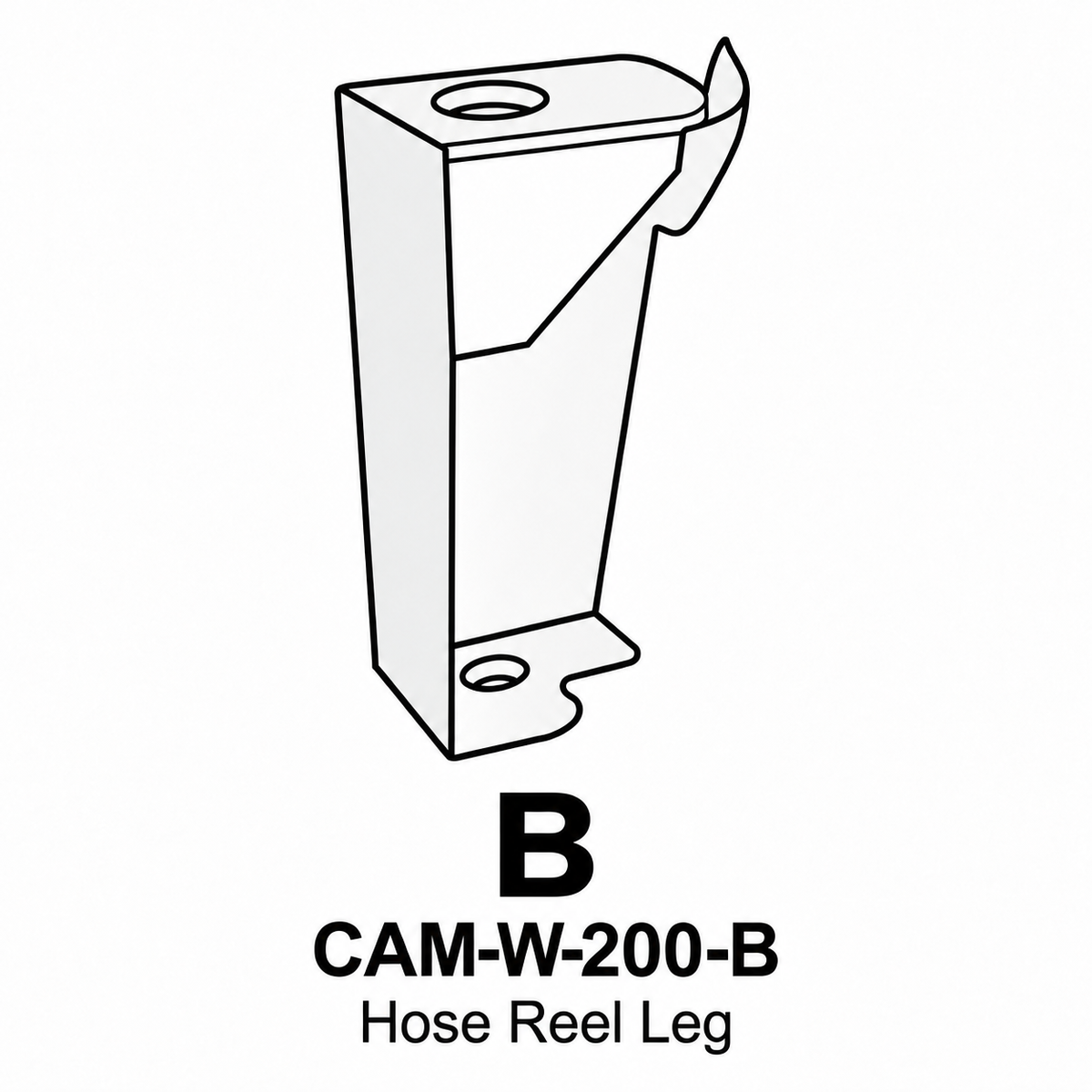 (CAM-W-200) Camden Decorative Hose Reel - White Replacement Parts (Copy)