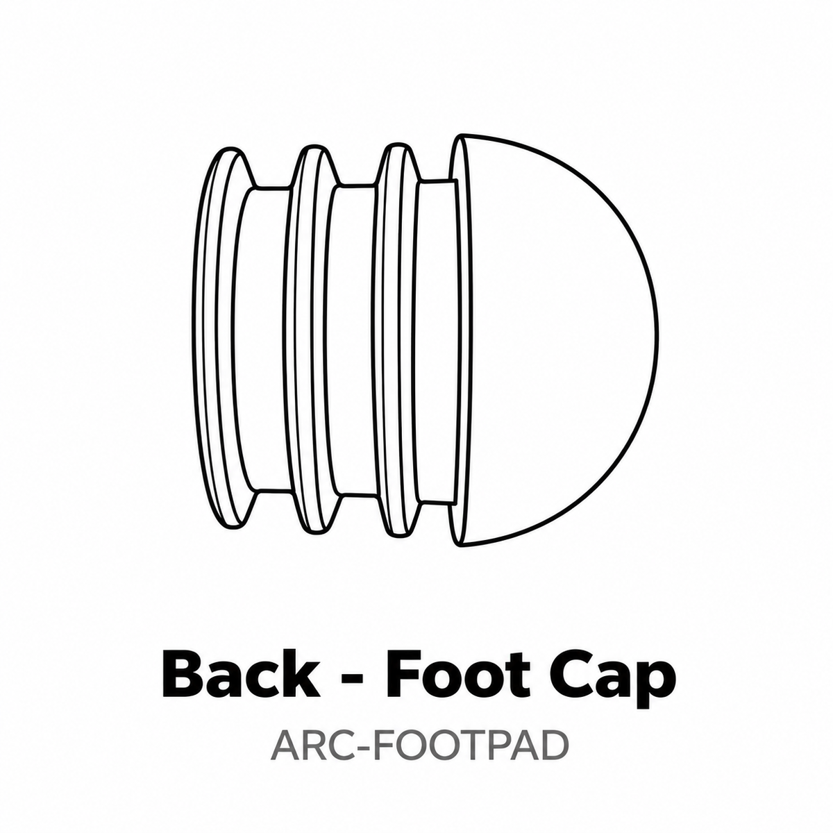 (WL-CH) & (WL-HDCH) West Lake Chair Foot Caps Replacements