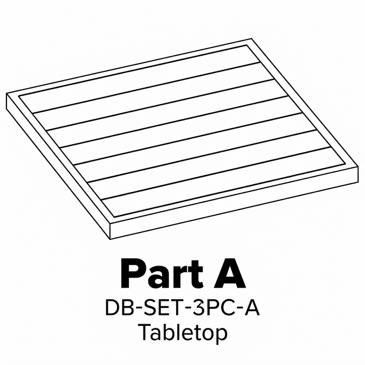 (DB-HD-TBL) Driftwood Bay 29" High Dinning Table - Inside Out Store