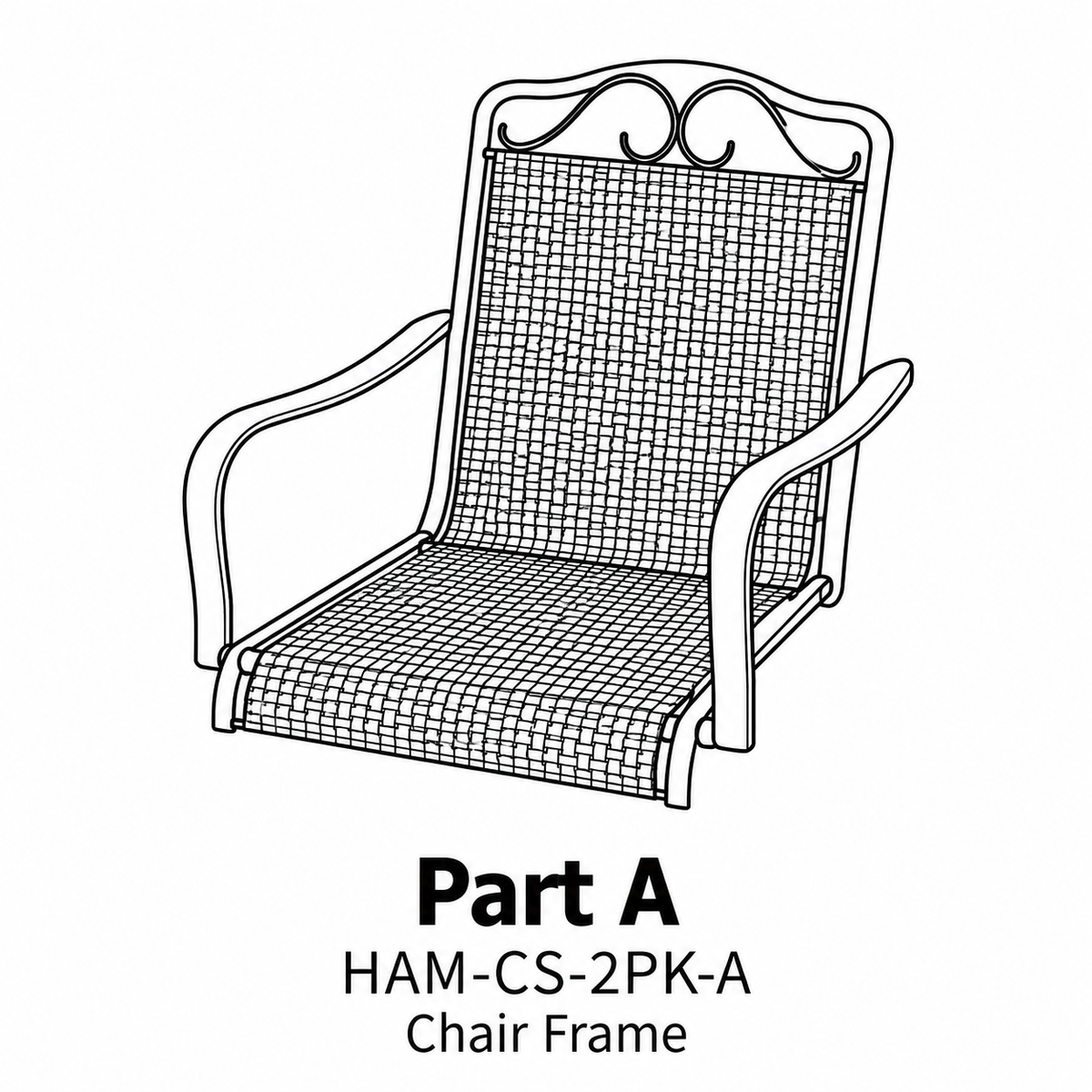 (HAM-CS) Hamilton Coil Spring Chair Replacement Parts