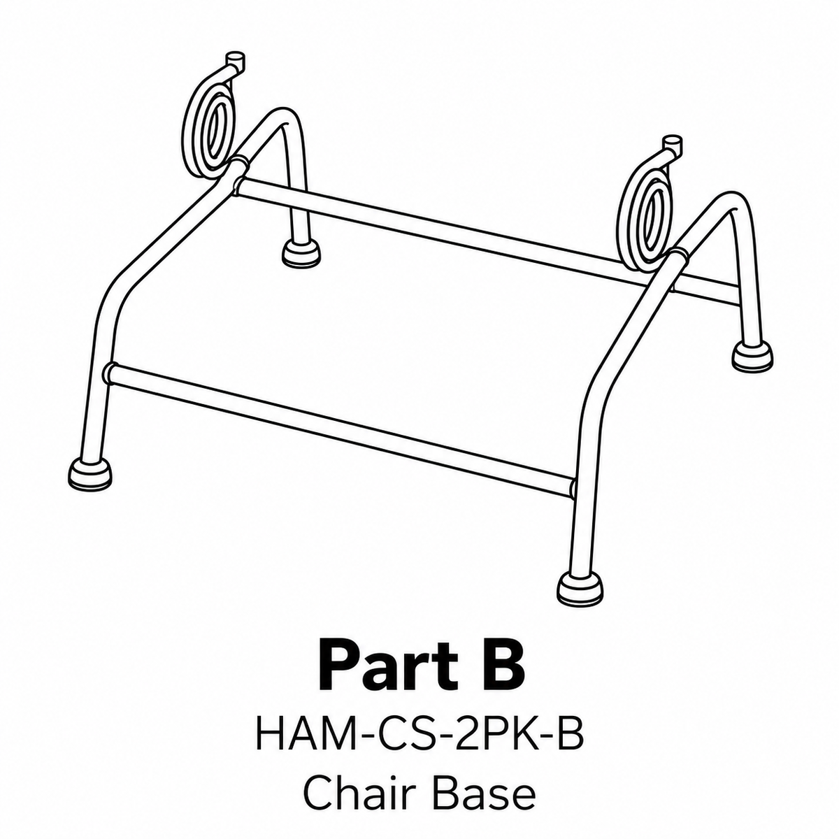 (HAM-CS) Hamilton Coil Spring Chair Replacement Parts