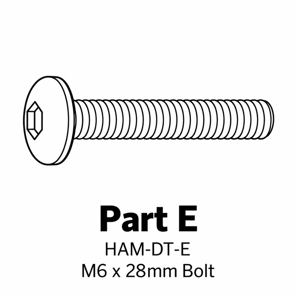(HAM-DT) Hamilton 42" Dinning Table Replacement Parts