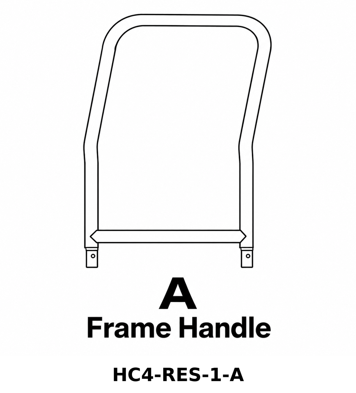 (HC4-RES-1) Residential 4-Wheek Hose Cart 250' Capacity Replacement Parts - Inside Out Store
