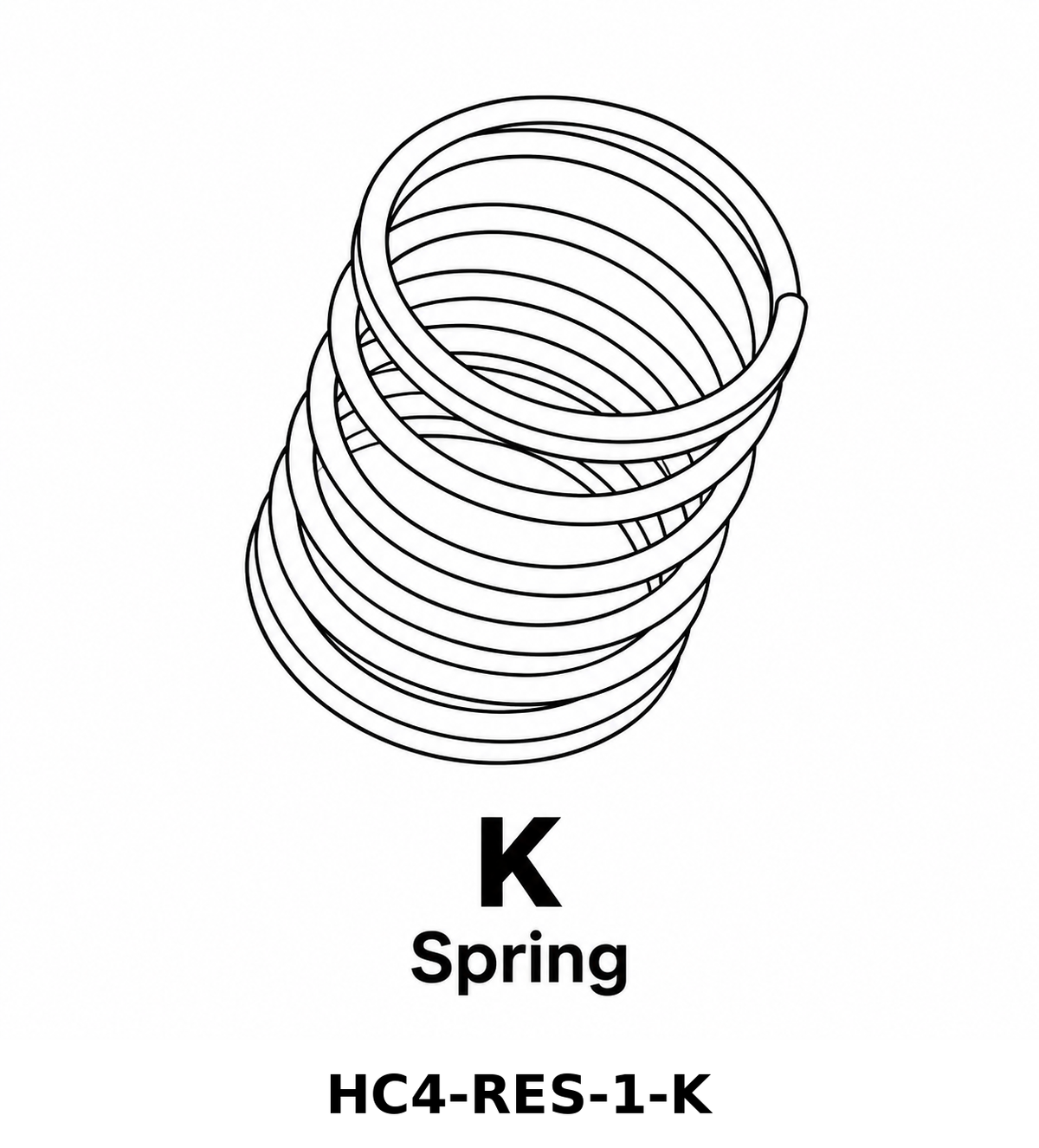 (HC4-RES-1) Residential 4-Wheek Hose Cart 250' Capacity Replacement Parts - Inside Out Store