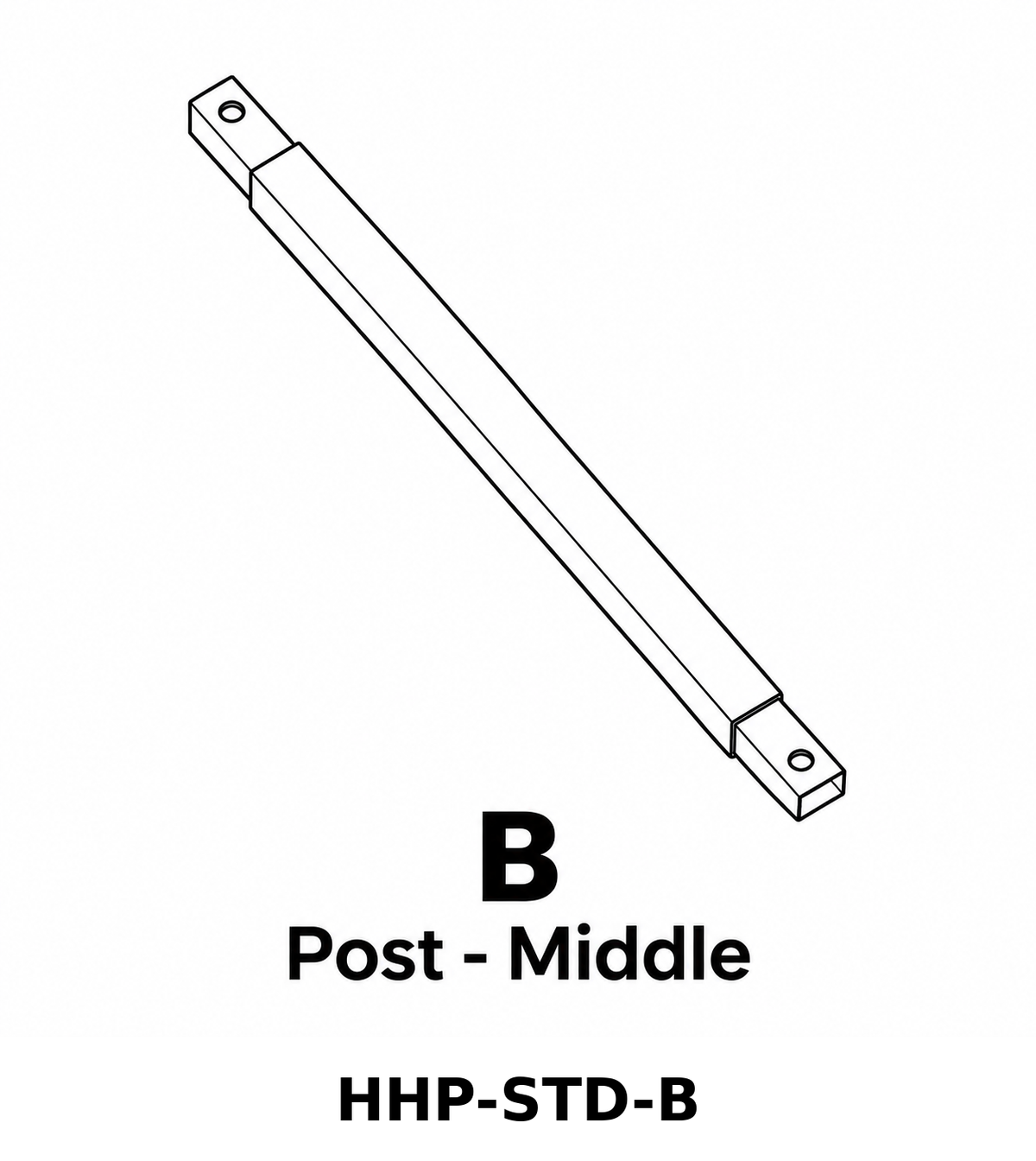 (HHP-STD) Hose Hanger with Post - 125' Capacity Replacement Parts - Inside Out Store