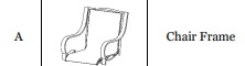 (SH-CH) Stone Harbor Padded Swivel Dinning Chair Replacement Parts