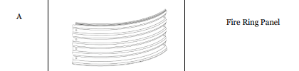 (GAL-R-48-LW) 48" Galvanized Fire Pit Ring (light weight)