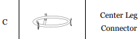 (RM-BIS-TBL) Rosemont & (MON-BIS) Monroe 28" Bistro Table Replacement Parts