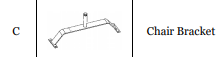 (SH-CH) Stone Harbor Padded Swivel Dinning Chair Replacement Parts