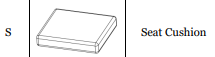 (SH-DS) Stone Harbor Deep Seating Swivel Rocker Replacement Parts