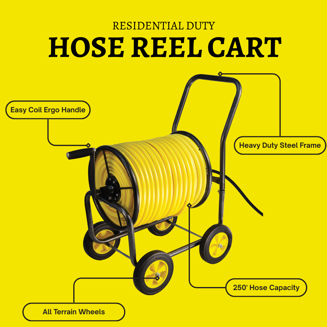 Real Hose Storage Hose Reel Cart