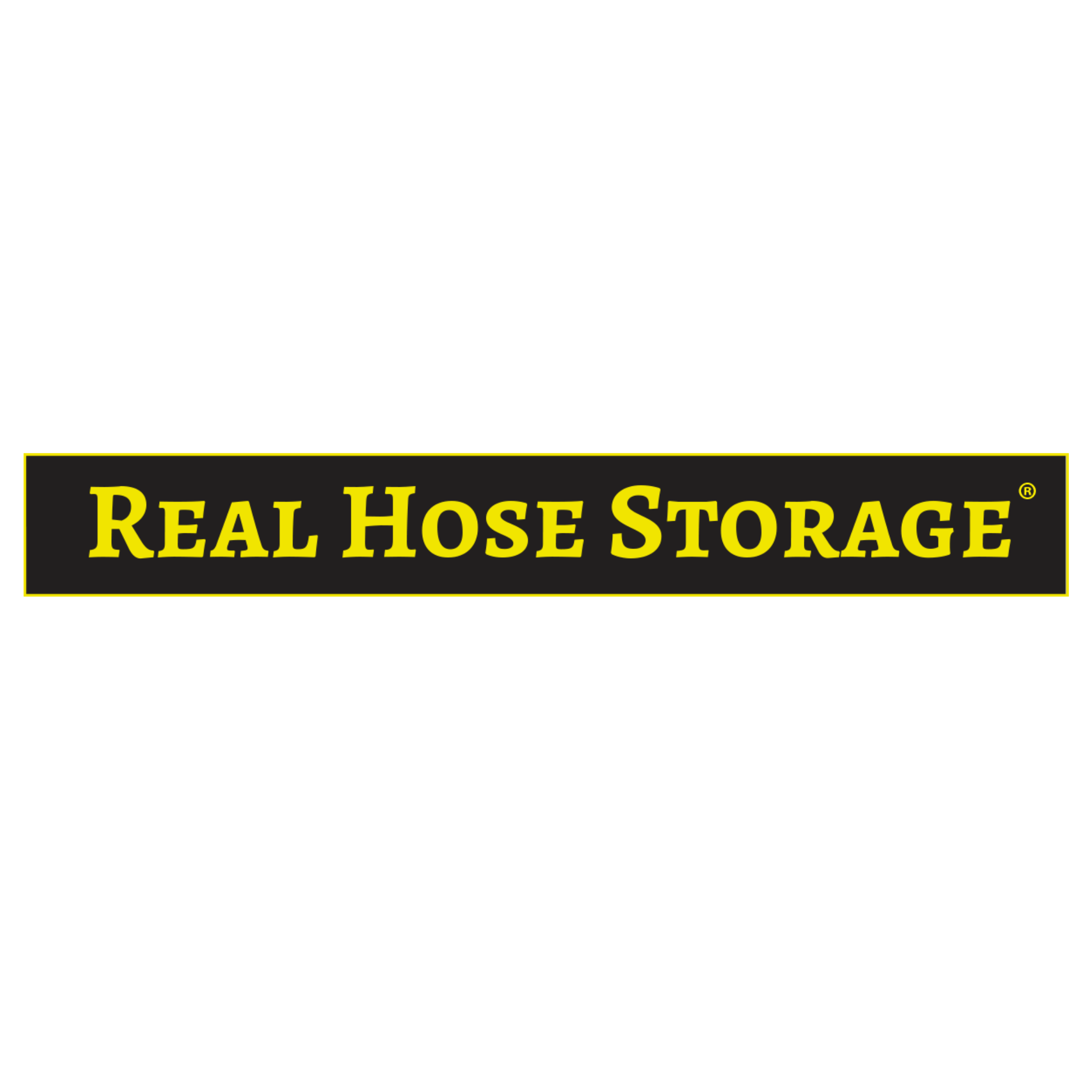 Logo for Real Hose Storage on a white background