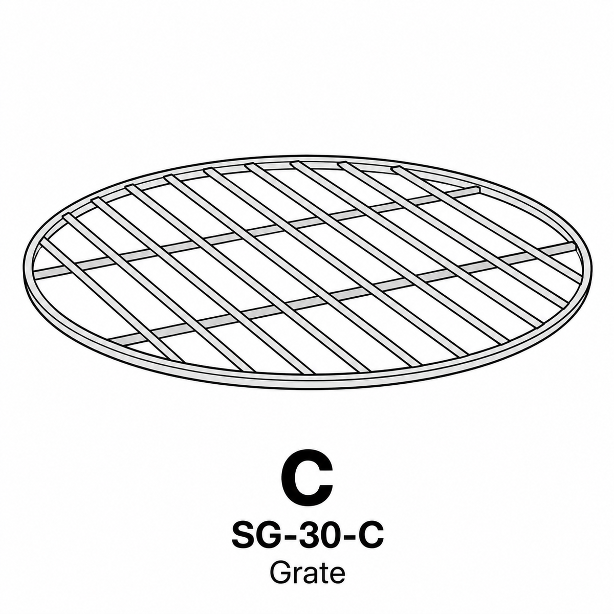 (SG-30) Stonegate 30" Fire Pit Replacement Parts - Inside Out Store