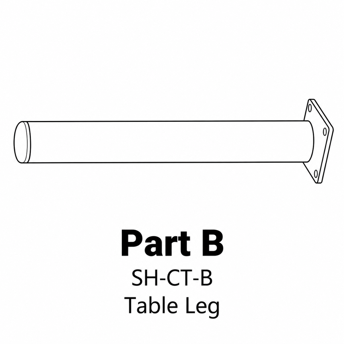 (SH-CT) Stone Harbor 45" Coffee Table Replacement Parts - Inside Out Store
