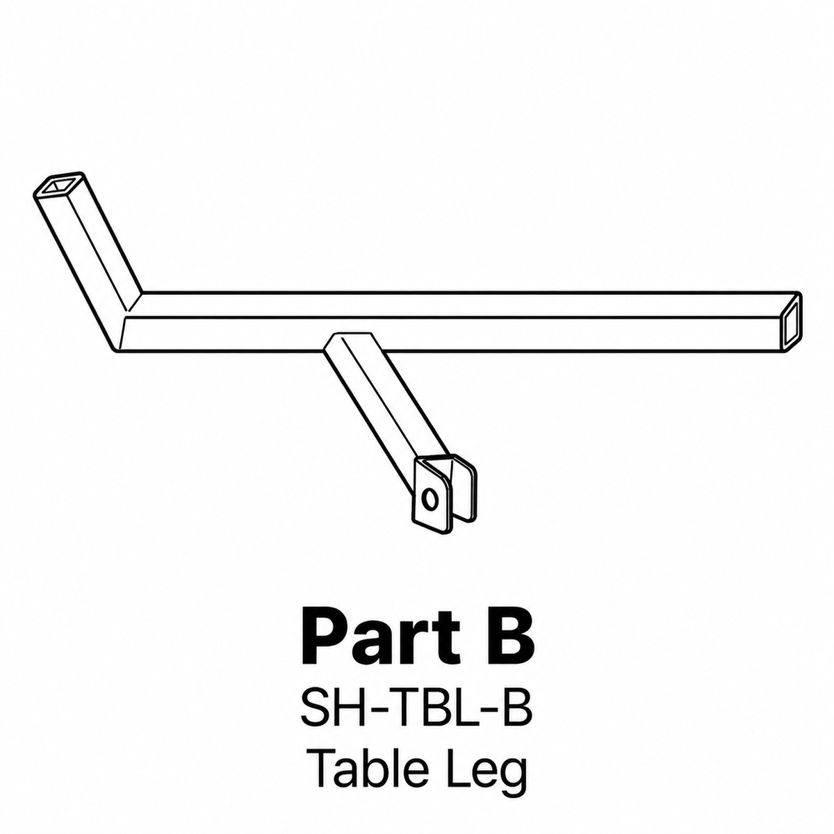 (SH-TBL) Stone Harbor 48" Dinning Table Replacement Parts - Inside Out Store