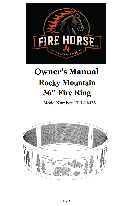 (FPR-RM36) 36" Fire Ring - Rocky Mountain