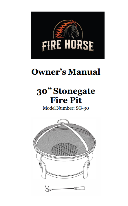 (SG-30) Stonegate 30" Fire Pit Replacement Parts