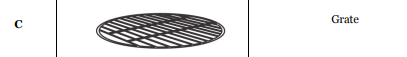 (SG-30) Stonegate 30" Fire Pit Replacement Parts