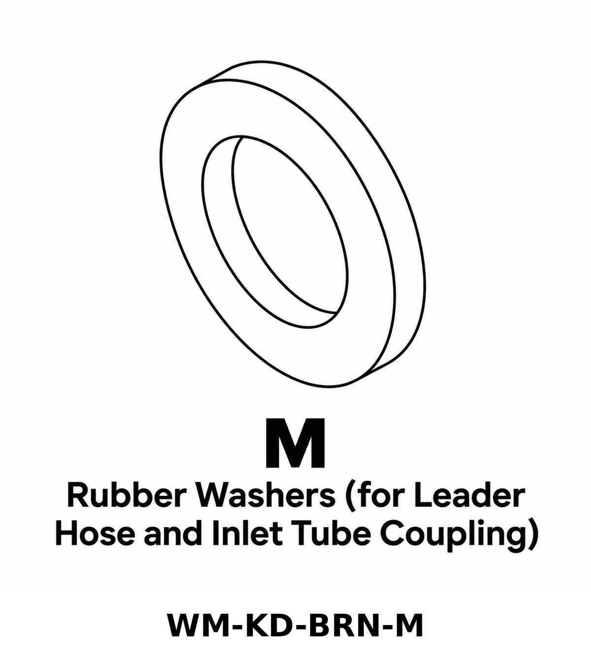 (WM-KD-BRN) Wall Mount Hose Reel - Brown Replacement Parts - Inside Out Store