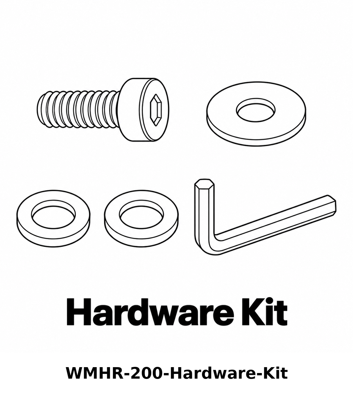 (WMHR-200) Wall Mount Hose Reel - Black Replacement Parts - Inside Out Store