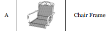 (HAM-CS) Hamilton & (RM-CS) Rosemont Coil Spring Chair Replacement Parts