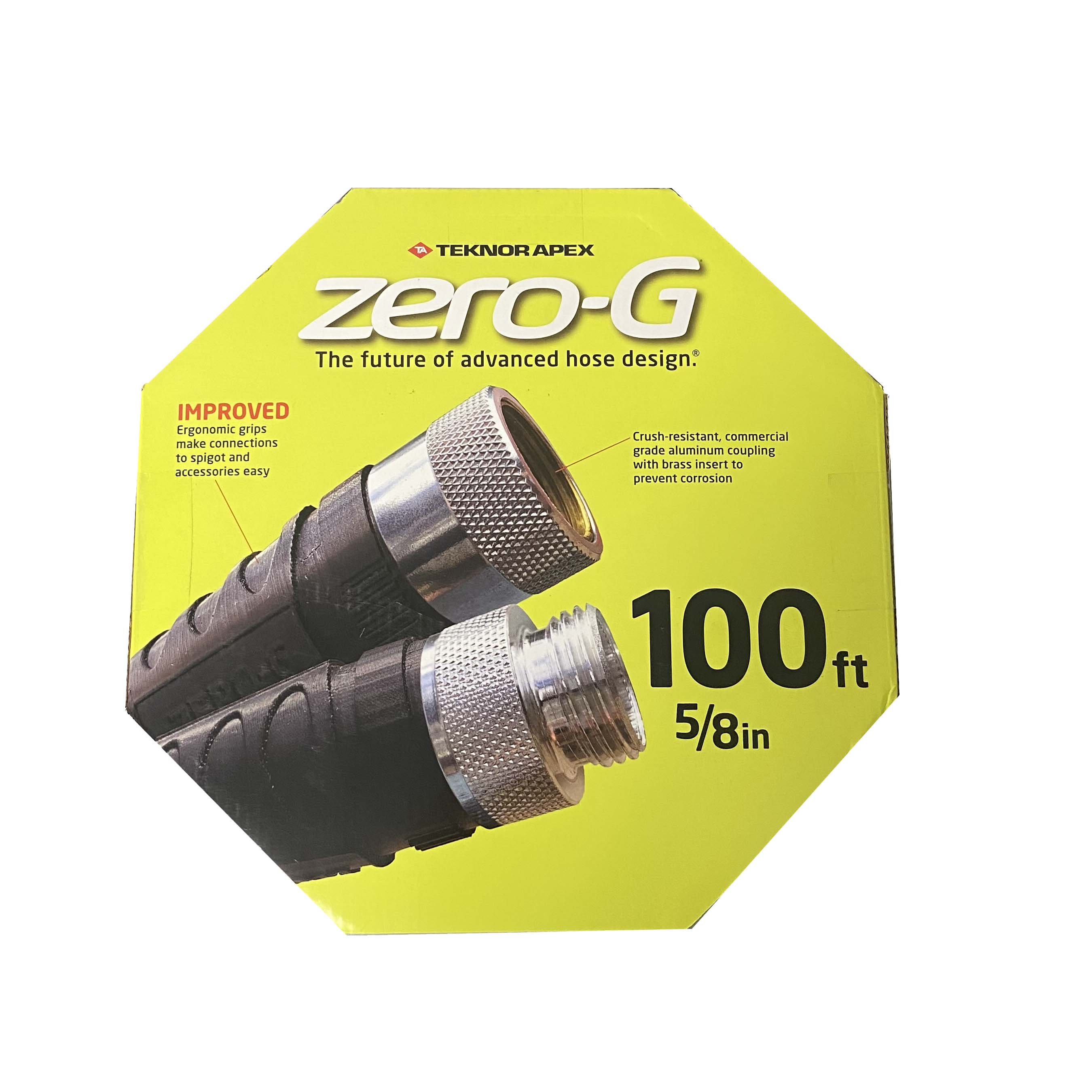 100ft x 5/8" lightweight kink-resistant zero-g garden hose