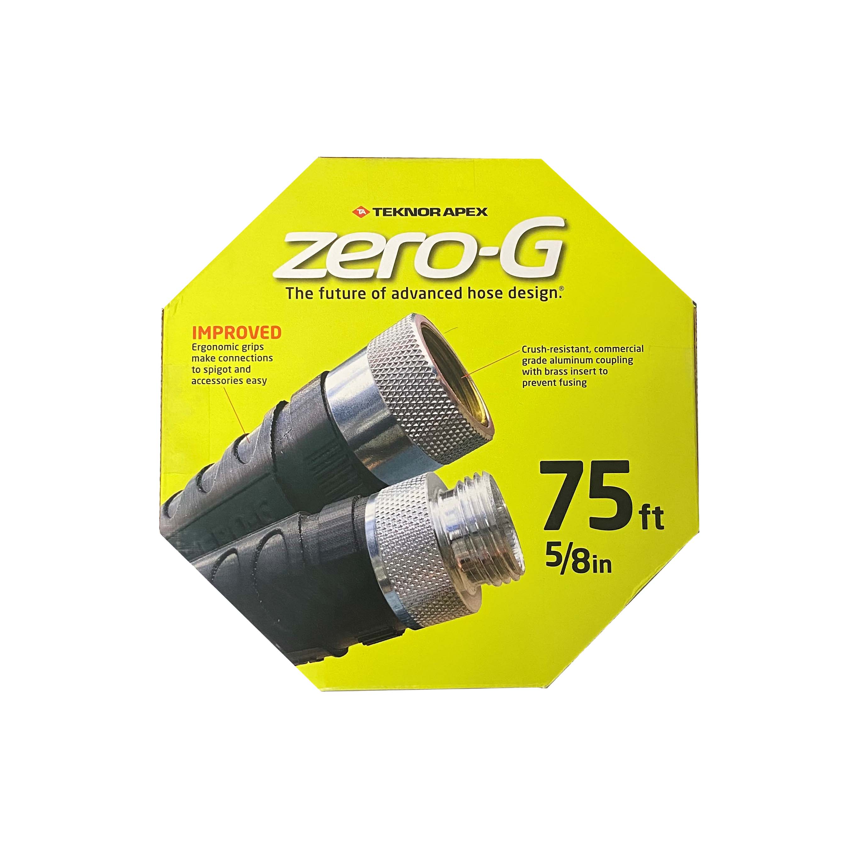 5/8" x 75 ft zero-G Garden Hose | Heavy Duty Kink-Resistant Garden Hose