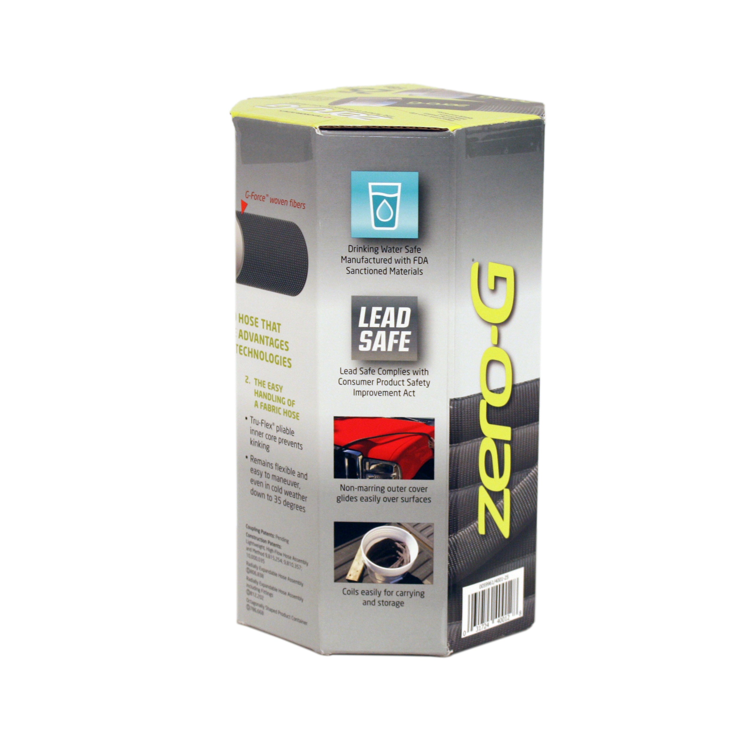 25ft x 5/8" lightweight kink-resistant zero-g garden hose