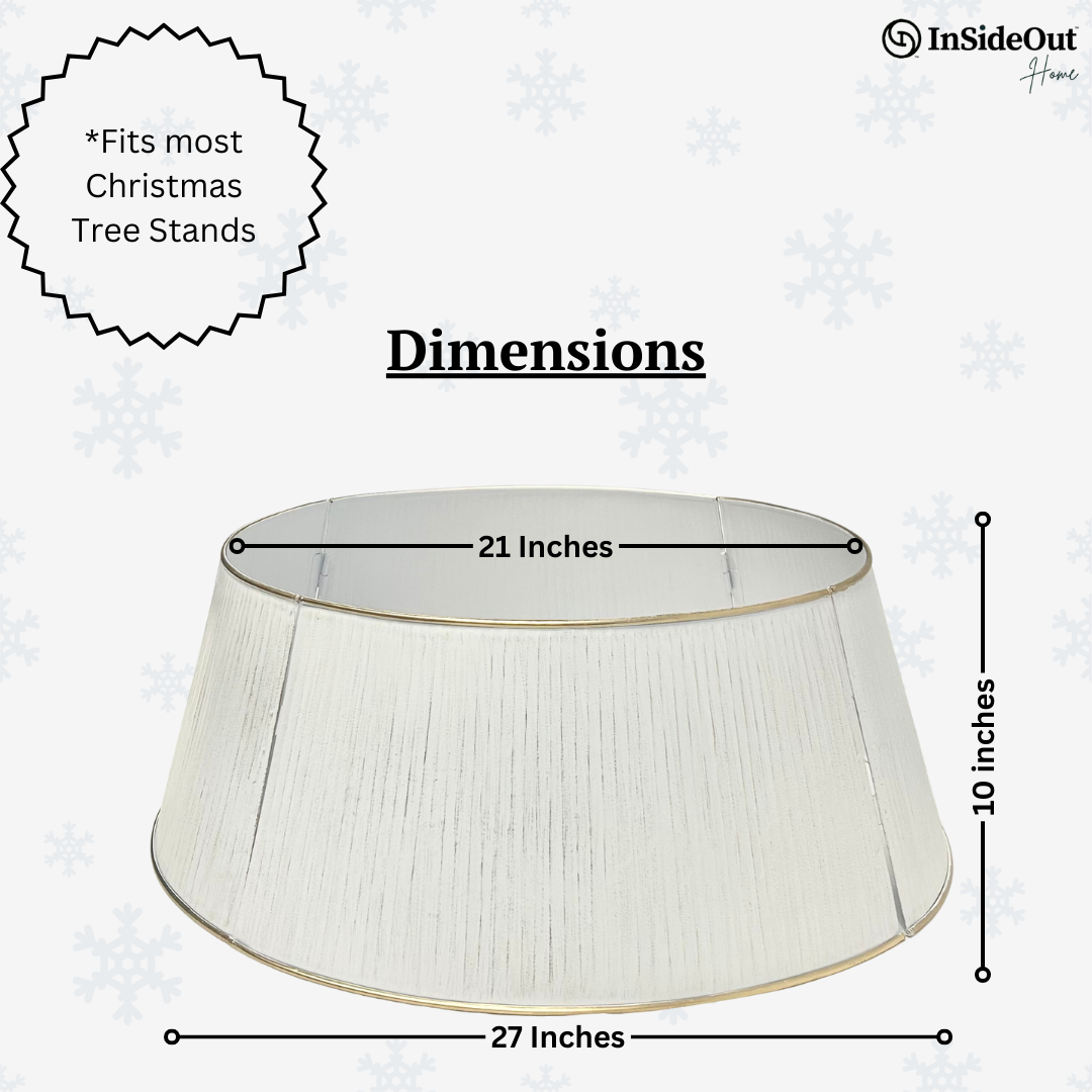 Christmas Tree Base Cover Ring Collar Stand Skirt Holiday Decoration metal navidad arbol gold accessories moderrn sale iron chrisrmas xmas colar large small