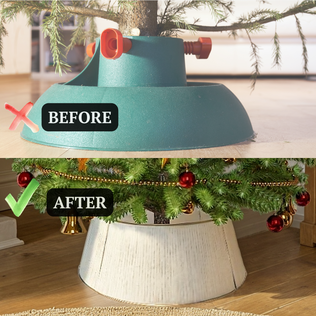 Christmas Tree Base Cover Ring Collar Stand Skirt Holiday Decoration metal navidad arbol gold accessories moderrn sale iron chrisrmas xmas colar large small