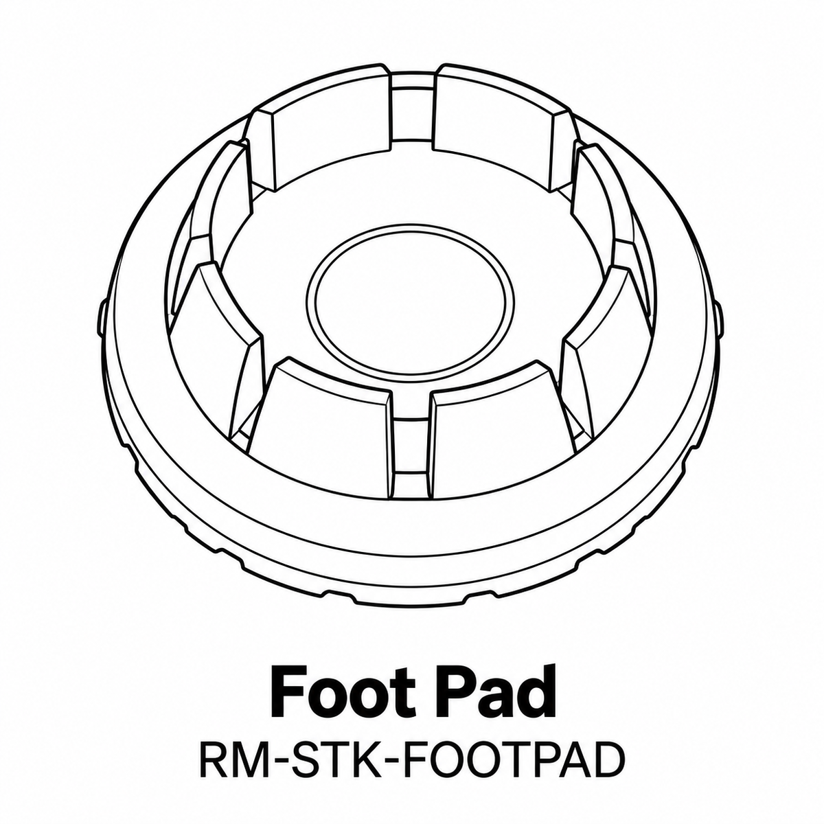 (RM-STK) Rosemont Stack Chair Replacement Parts