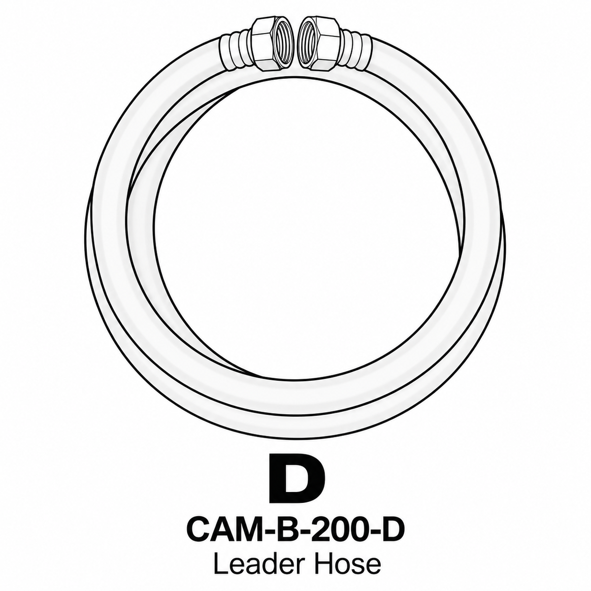 (CAM-B-200) Camden Decorative Hose Reel - Black Replacement Parts