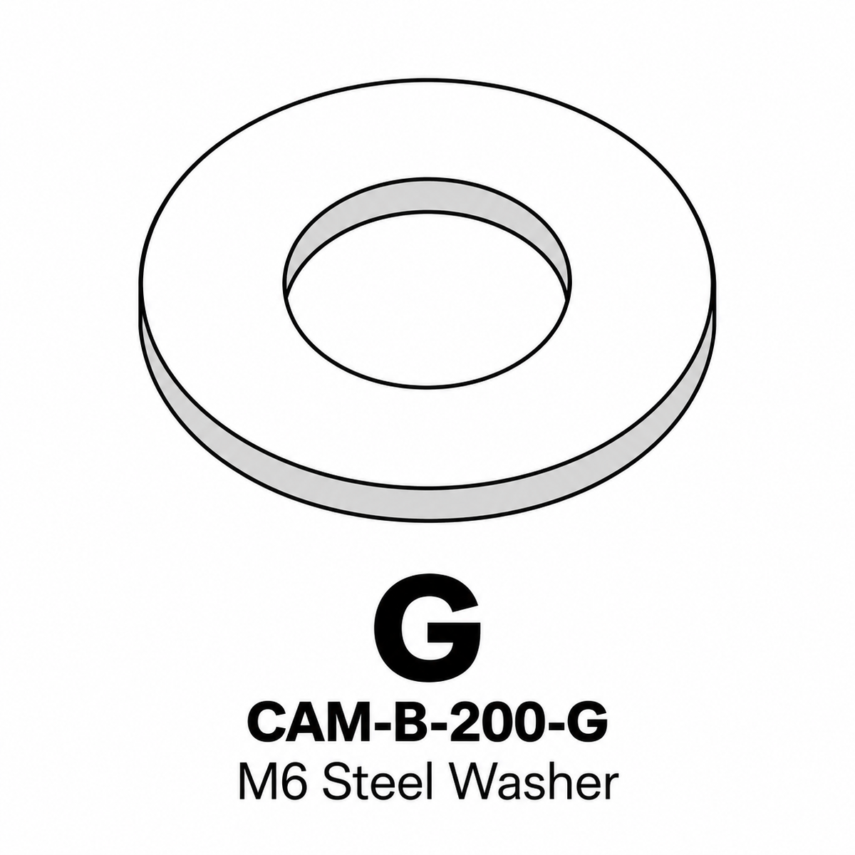 (CAM-B-200) Camden Decorative Hose Reel - Black Replacement Parts