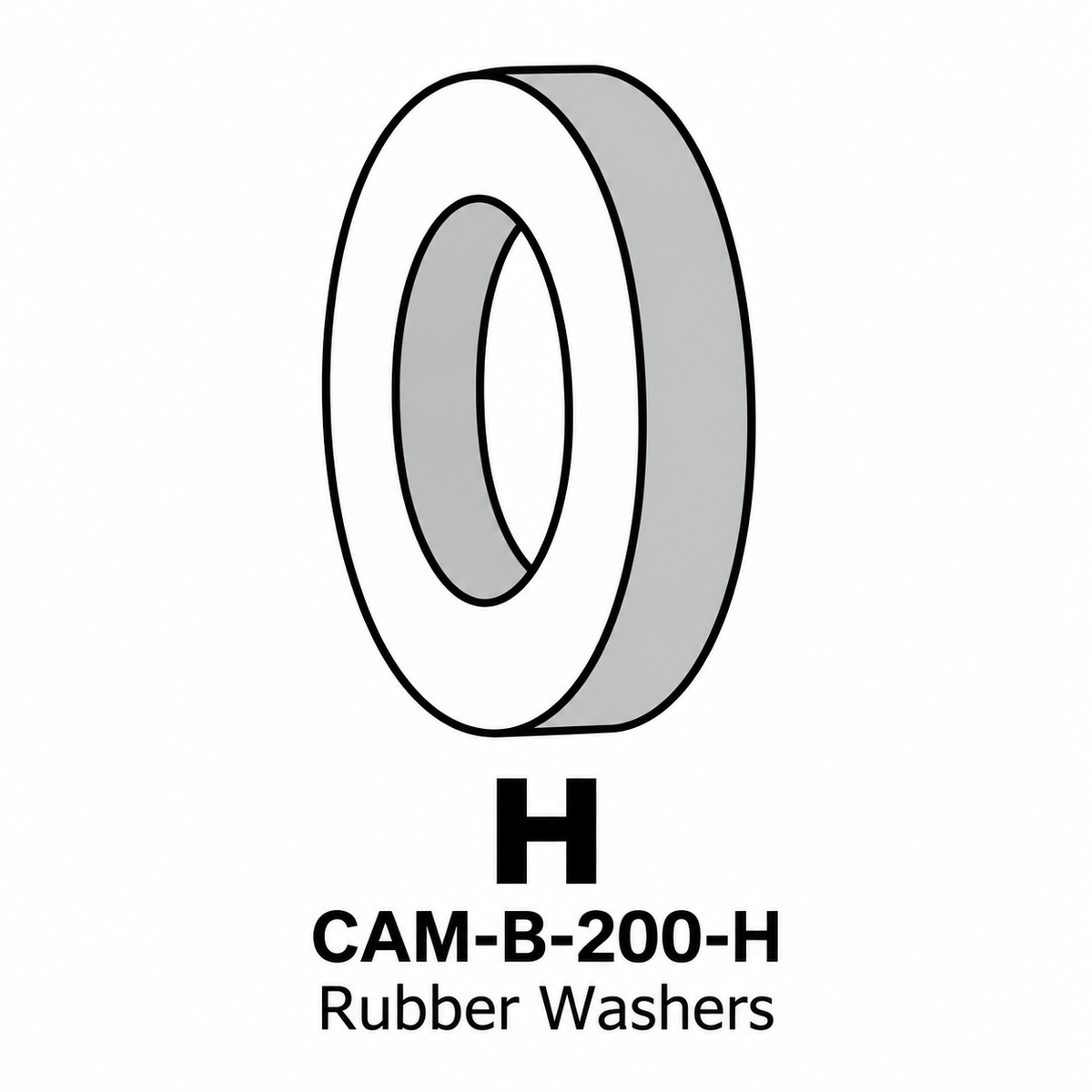 (CAM-B-200) Camden Decorative Hose Reel - Black Replacement Parts