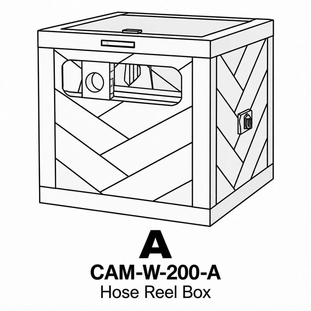 (CAM-W-200) Camden Decorative Hose Reel - White Replacement Parts (Copy)