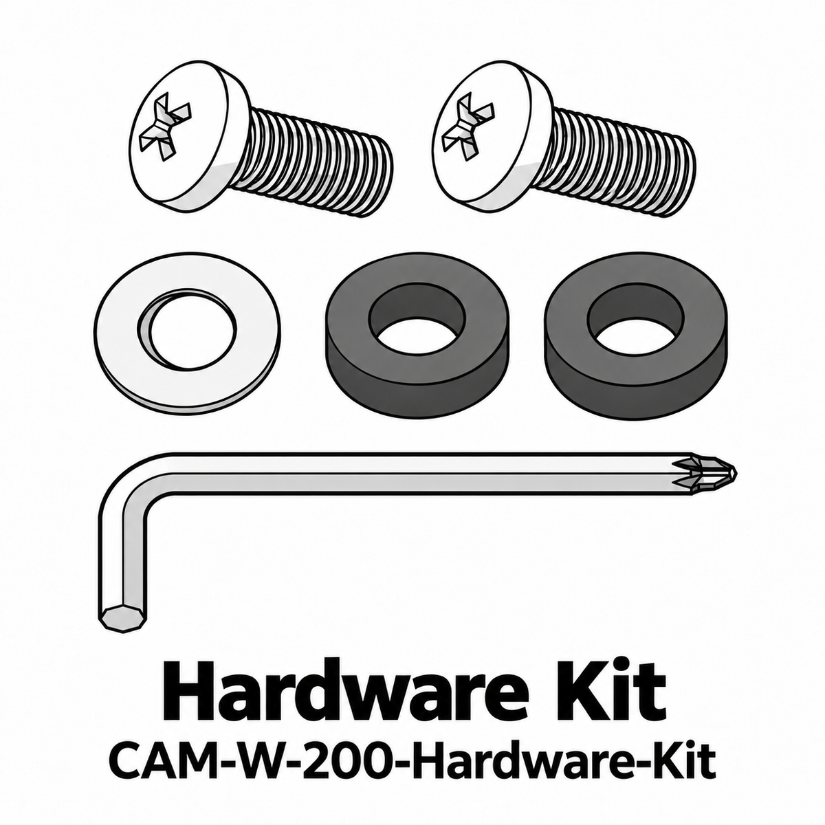 (CAM-W-200) Camden Decorative Hose Reel - White Replacement Parts (Copy)