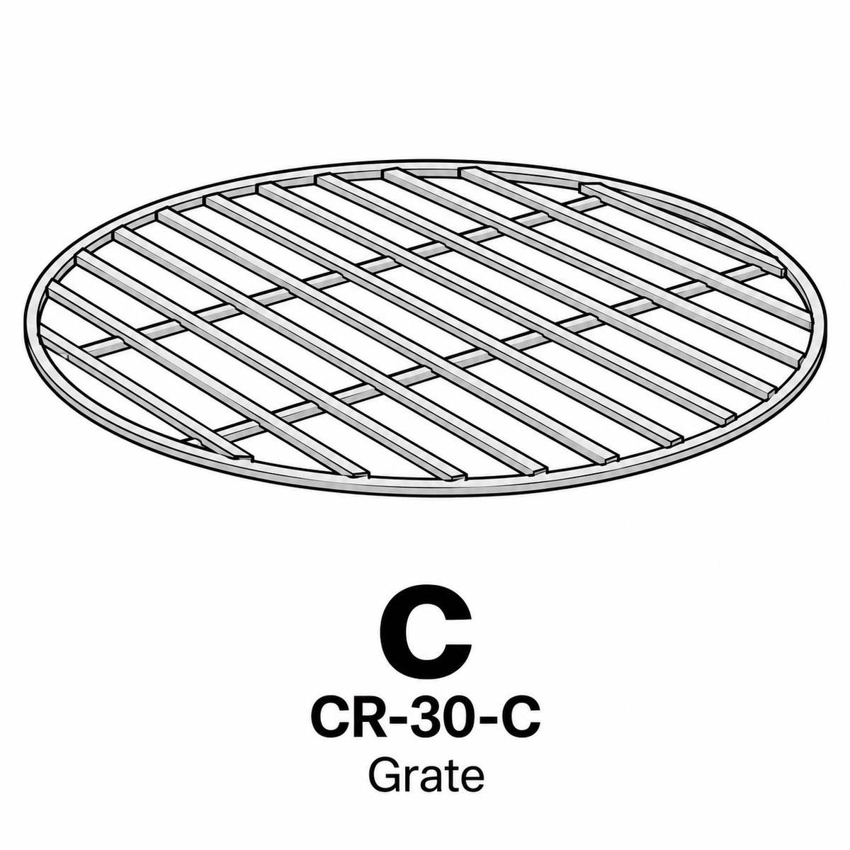 (CR-30) 30" Copper Ridge Fire Pit Replacement parts - Inside Out Store