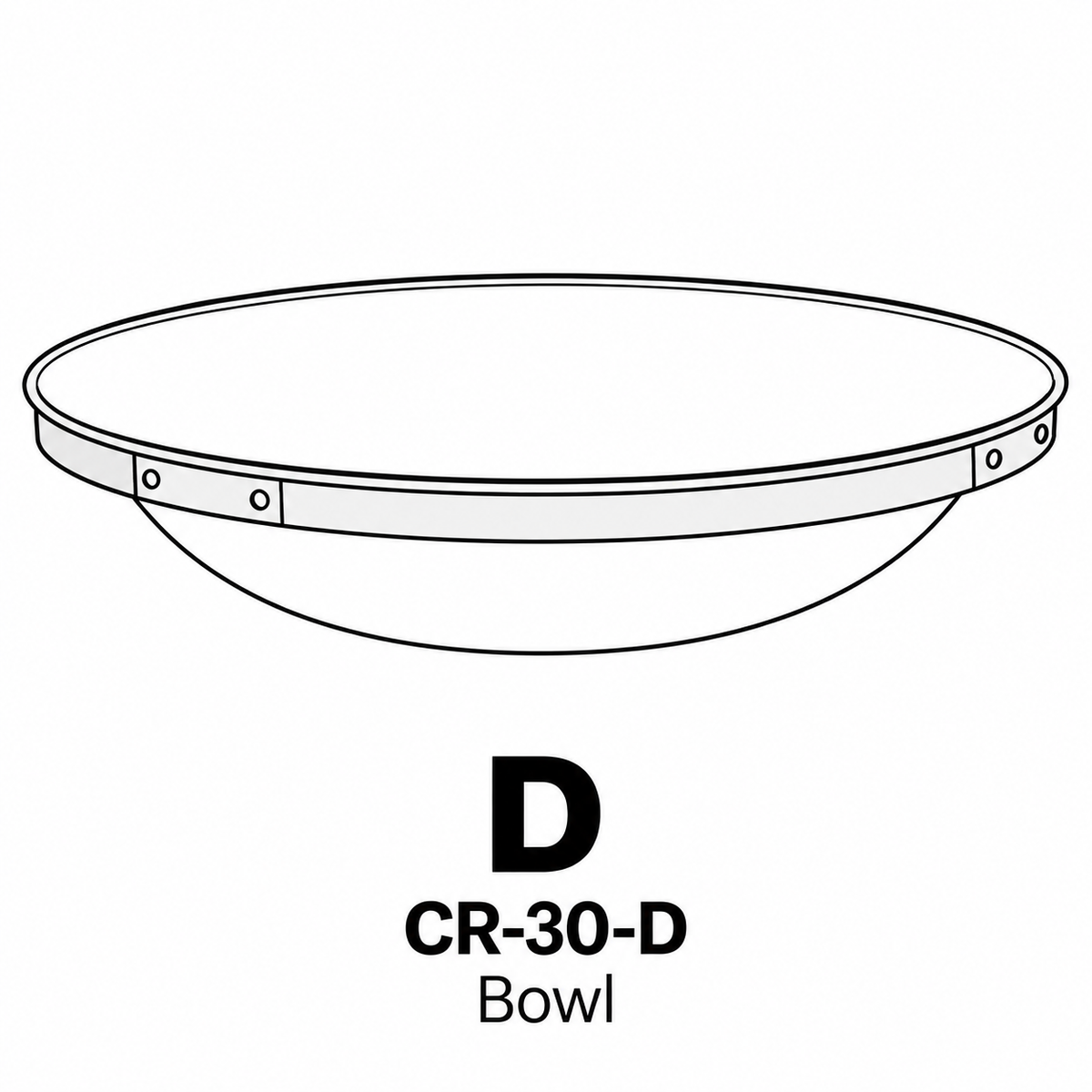 (CR-30) 30" Copper Ridge Fire Pit Replacement parts - Inside Out Store