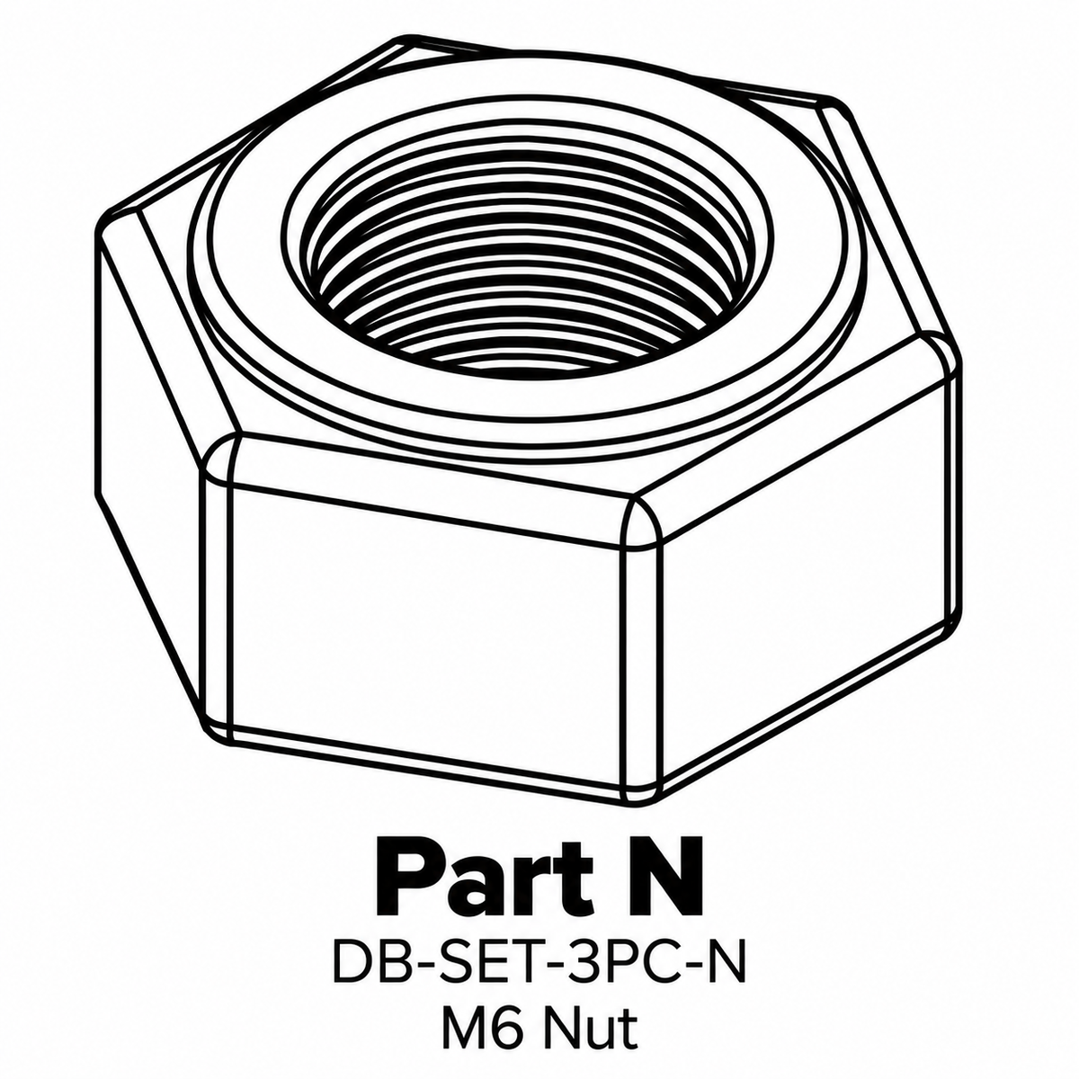 (DB-HD-CH2) Driftwood Bay High Dinning Chair Replacement Parts - Inside Out Store