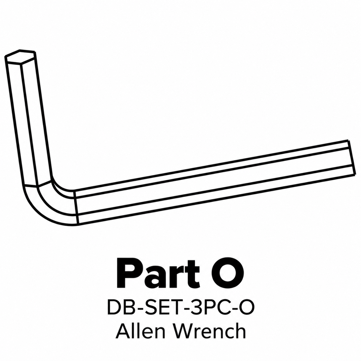 (DB-HD-CH2) Driftwood Bay High Dinning Chair Replacement Parts - Inside Out Store