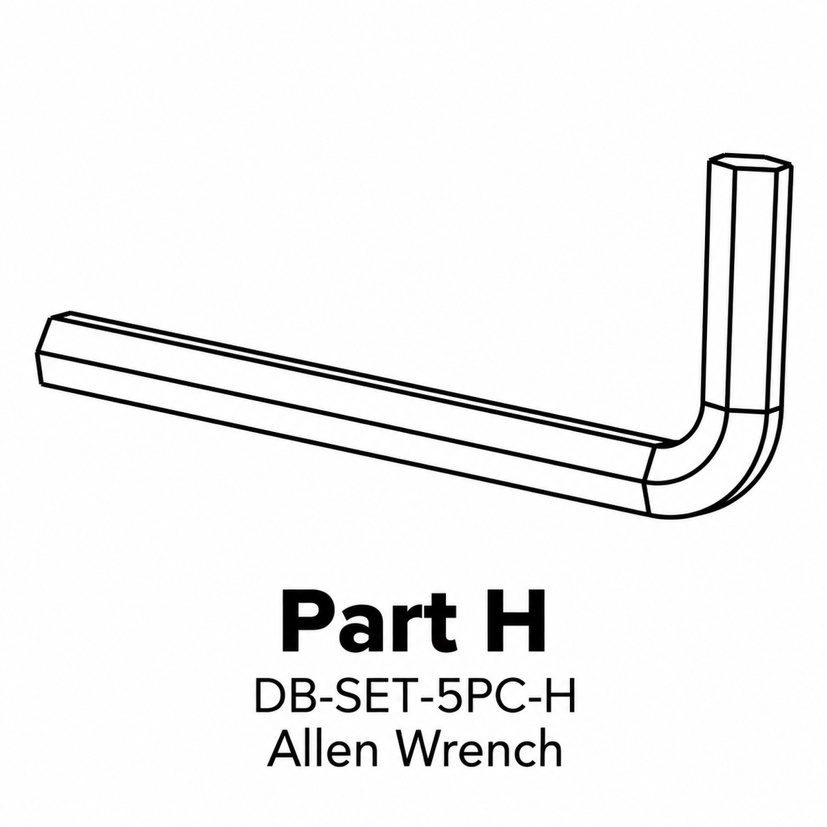 (DB-TBL) Driftwood Bay 46" Dinning Table Replacement Parts - Inside Out Store