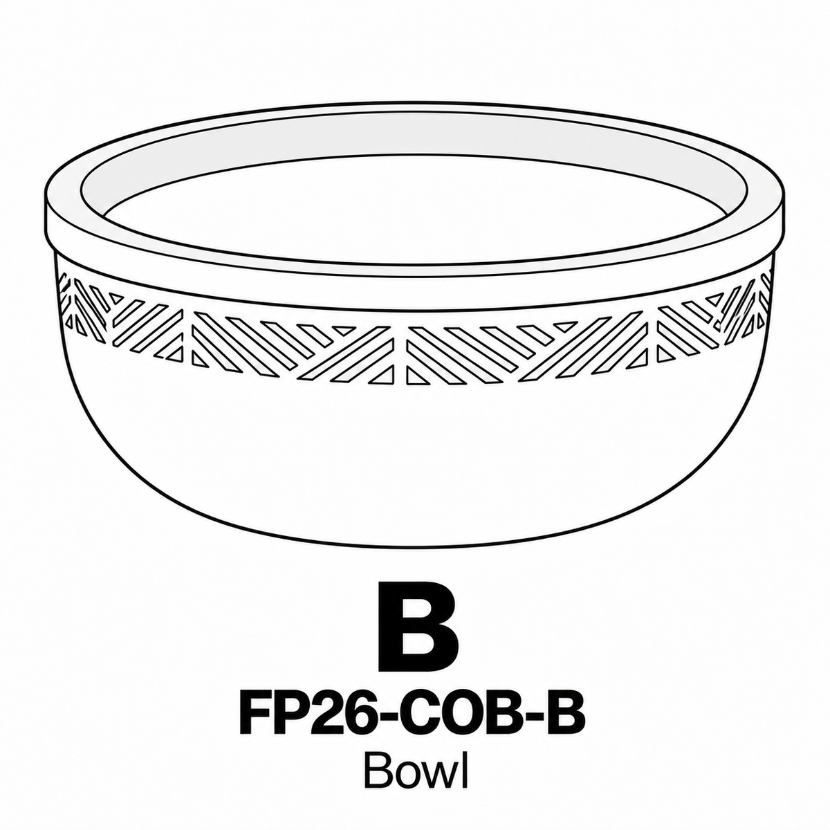 (FP26-COB) Fire Horse Hearthcrest 26" Fire Pit Replacement parts - Inside Out Store