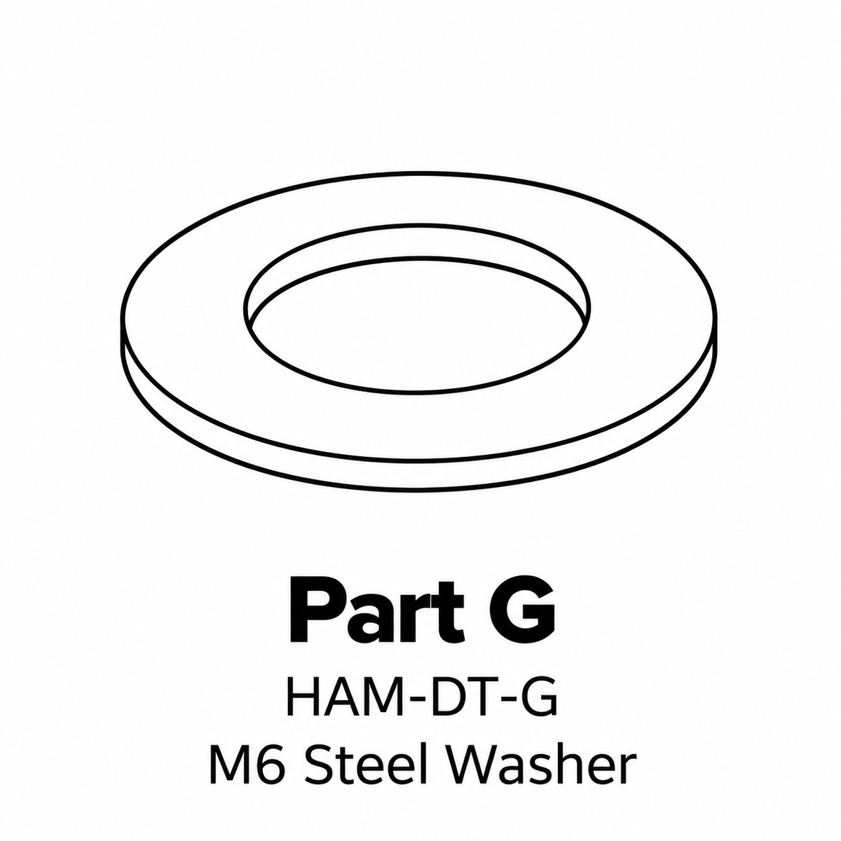 (HAM-DT) Hamilton 42" Dinning Table Replacement Parts