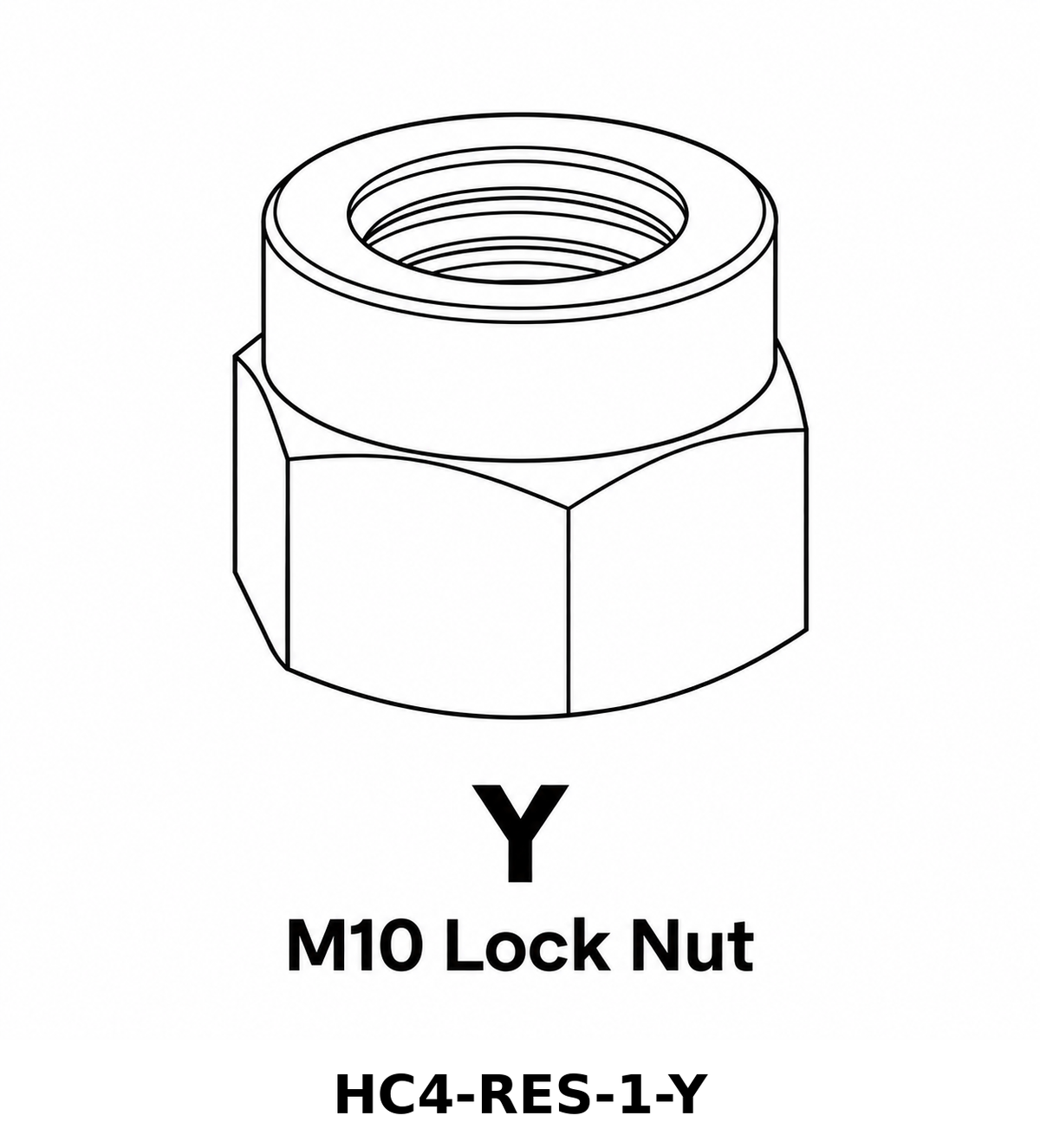 (HC4-RES-1) Residential 4-Wheek Hose Cart 250' Capacity Replacement Parts - Inside Out Store