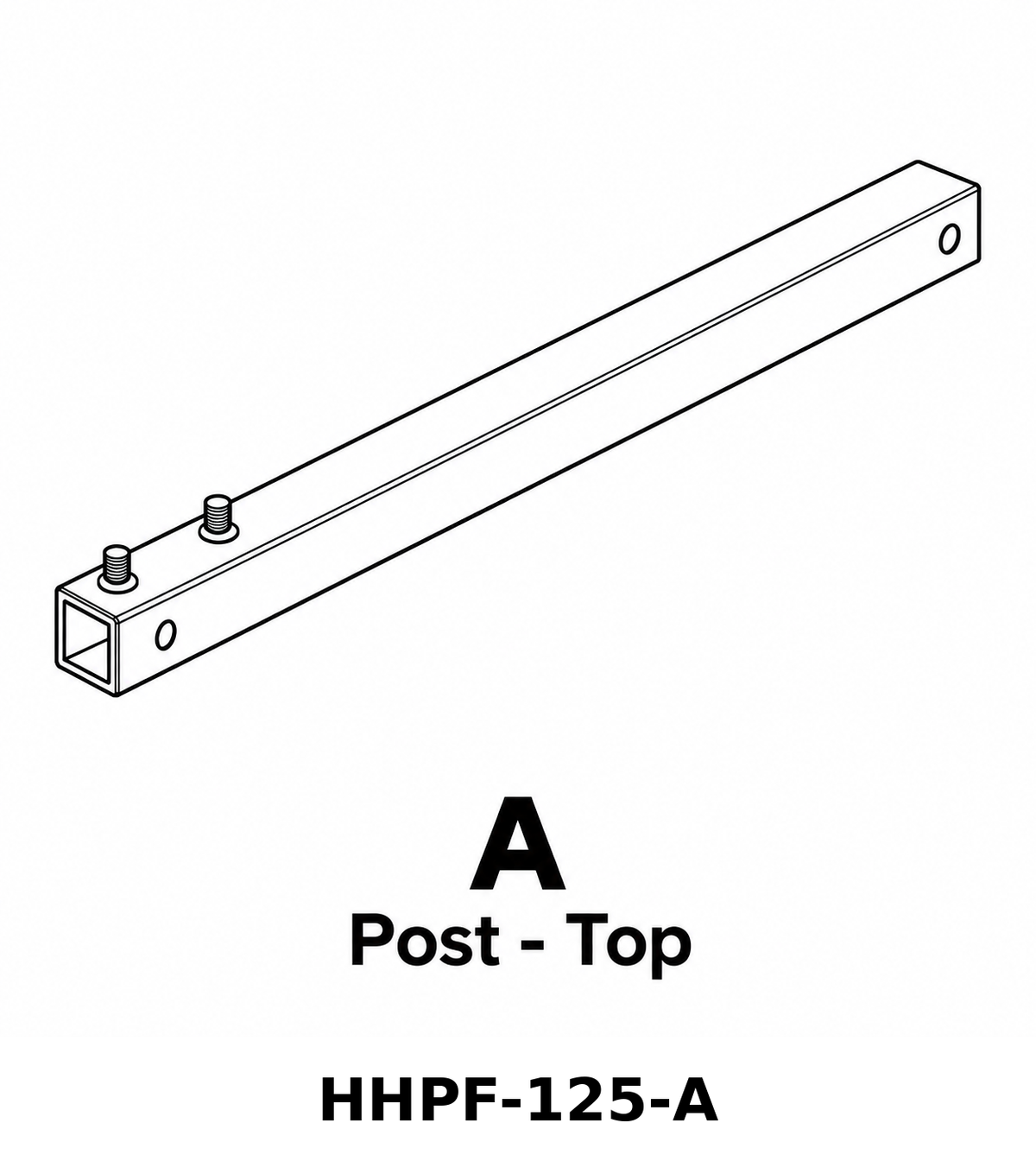 (HHPF-125) Hose Hanger with Post & Faucet Replacement Parts - Inside Out Store